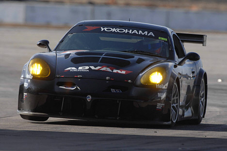 Dominik Farnbacher overraskede positivt i Panoz'en